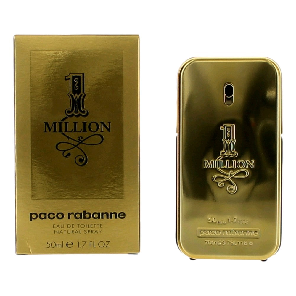 1 Million by Paco Rabanne 1.7 oz Eau de Toilette Spray Cologne for Men