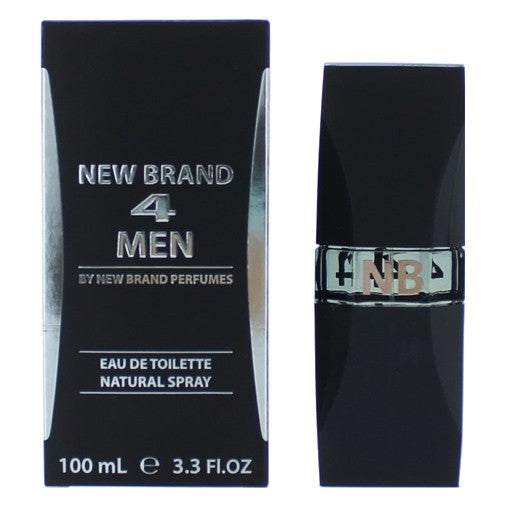 4 Men by New Brand 3.3 oz Eau de Toilette Spray Cologne for Men