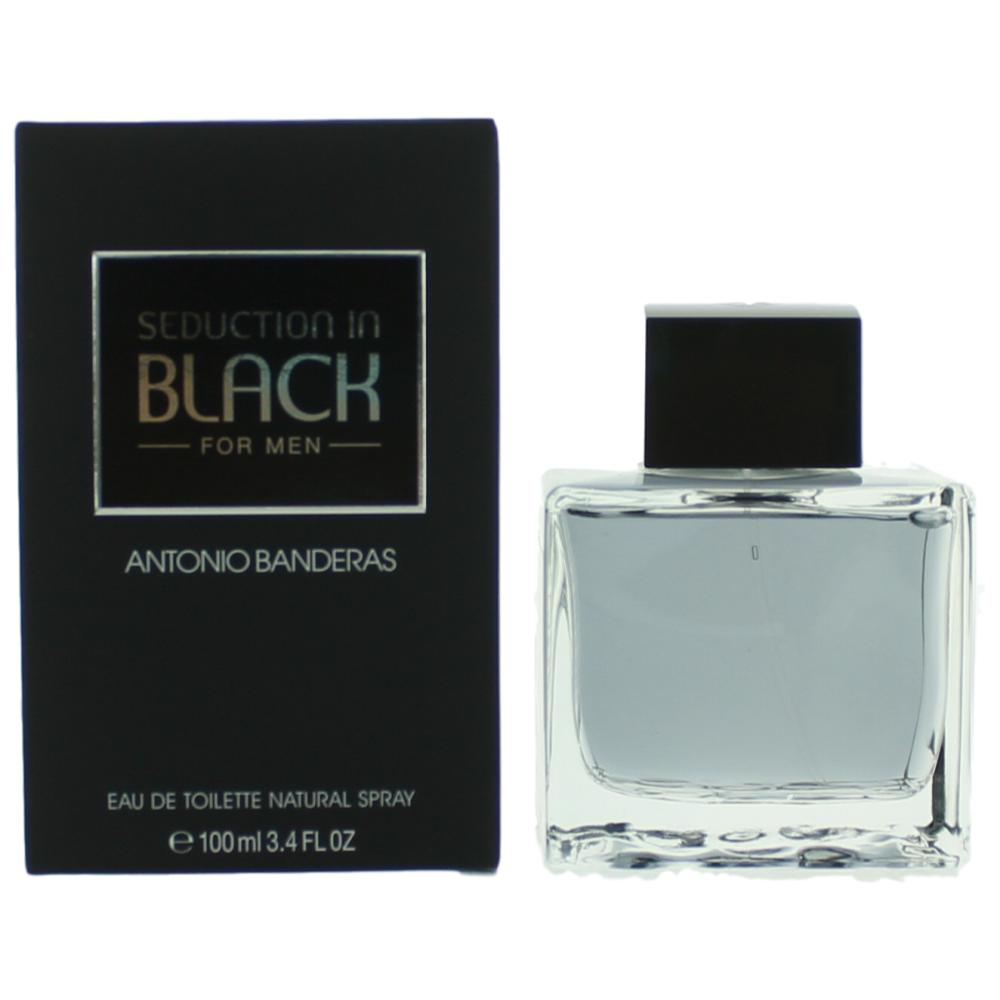 Seduction in Black by Antonio Banderas 3.4 oz Eau de Toilette Spray Cologne for Men