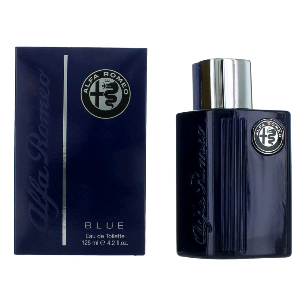 Alfa Romeo Blue by Alfa Romeo 4.2 oz Eau de Toilette Spray Cologne for Men