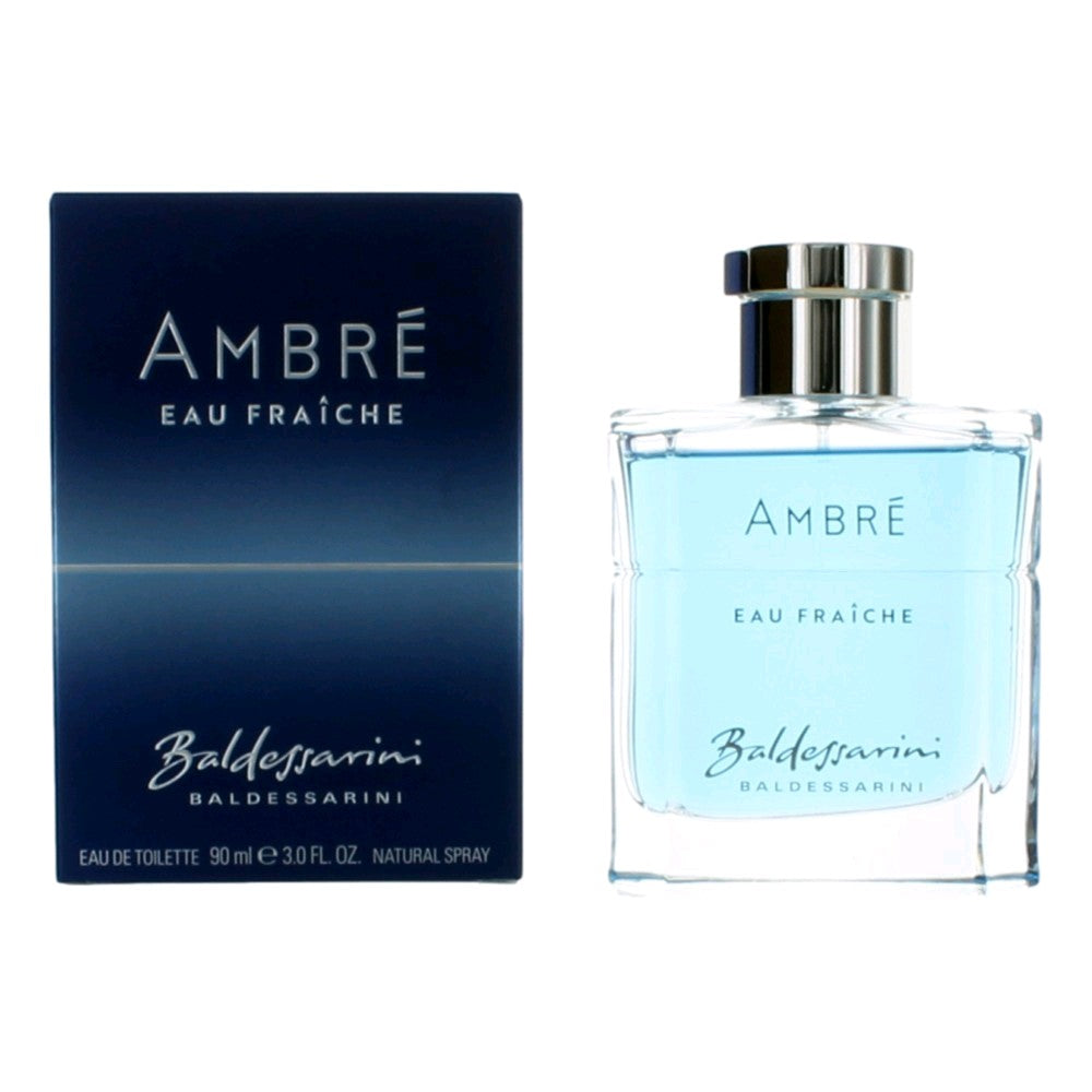 Baldessarini Ambre Eau Fraiche by Baldessarini 3 oz Eau de Toilette Spray Cologne for Men