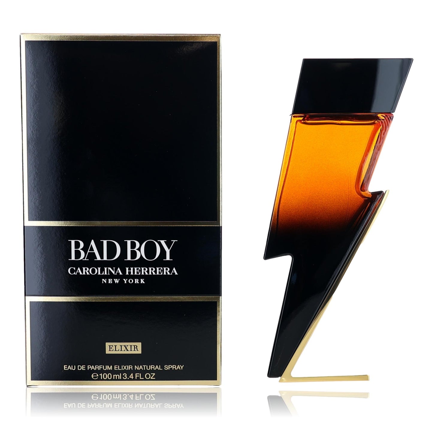 Bad Boy Elixir by Carolina Herrera 3.4 oz Eau de Parfum Elixir Spray Cologne for Men
