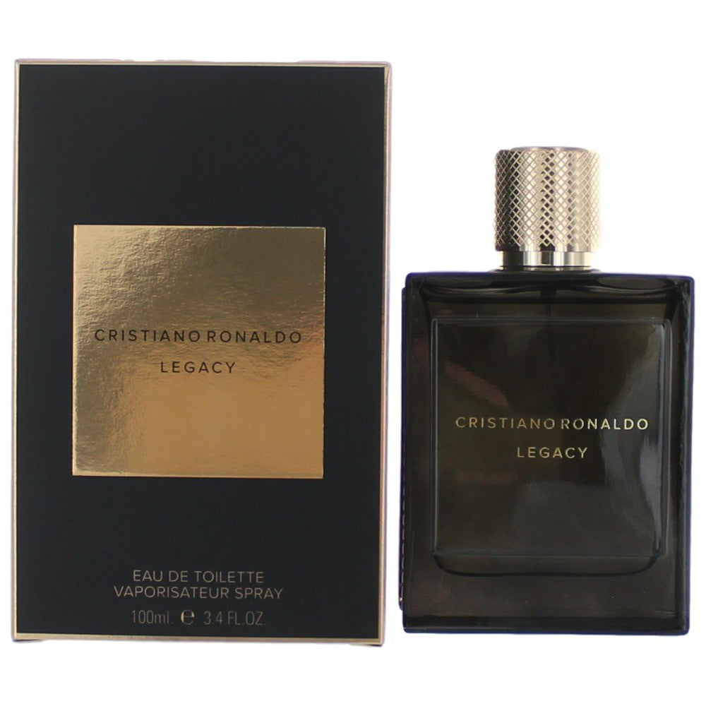 Cristiano Ronaldo Legacy by Cristiano Ronaldo 3.4 oz Eau de Toilette Spray Cologne for Men