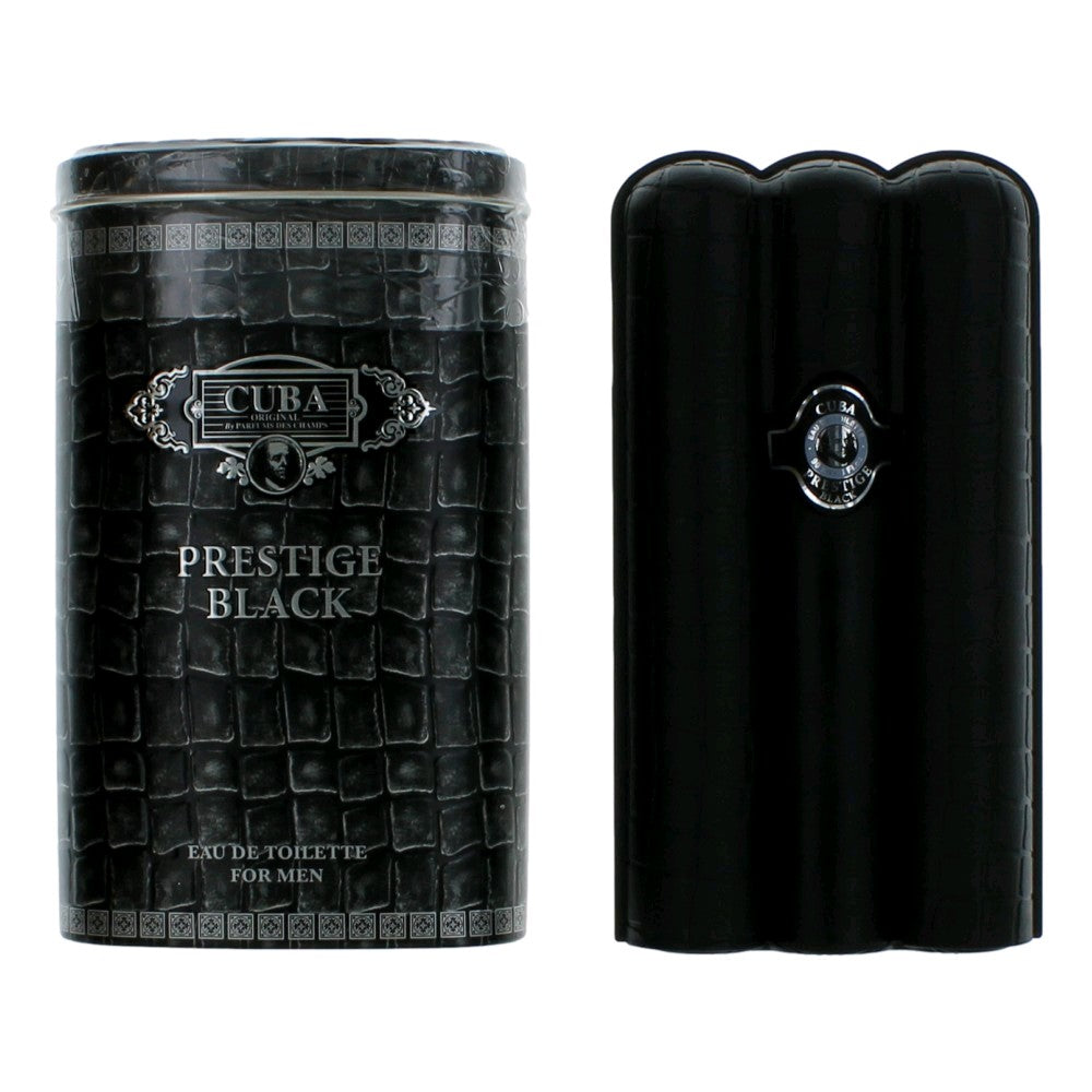 Cuba Prestige Black by Cuba 3 oz Eau de Toilette Spray Cologne for Men