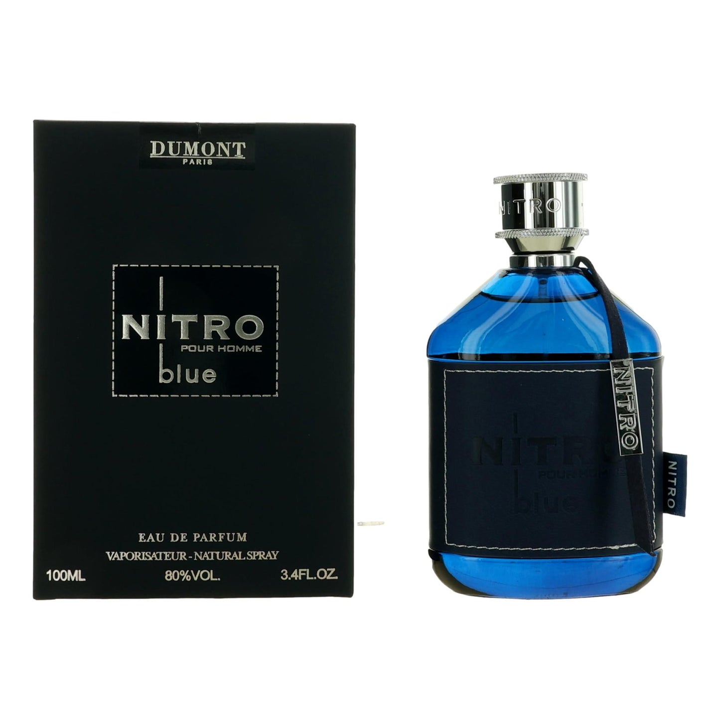 Nitro Blue by Dumont 3.4 oz Eau de Parfum Spray Cologne for Men