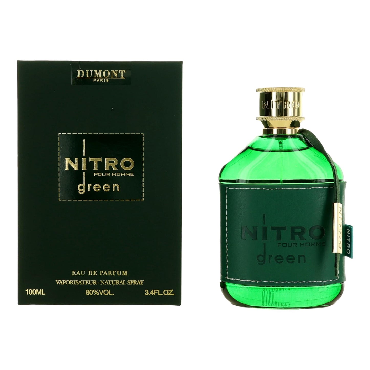 Nitro Green by Dumont 3.4 oz Eau de Parfum Spray Cologne for Men