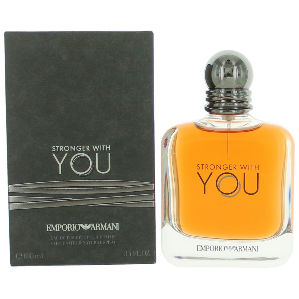 Stronger With You by Emporio Armani 3.4 oz Eau de Toilette Spray Cologne for Men