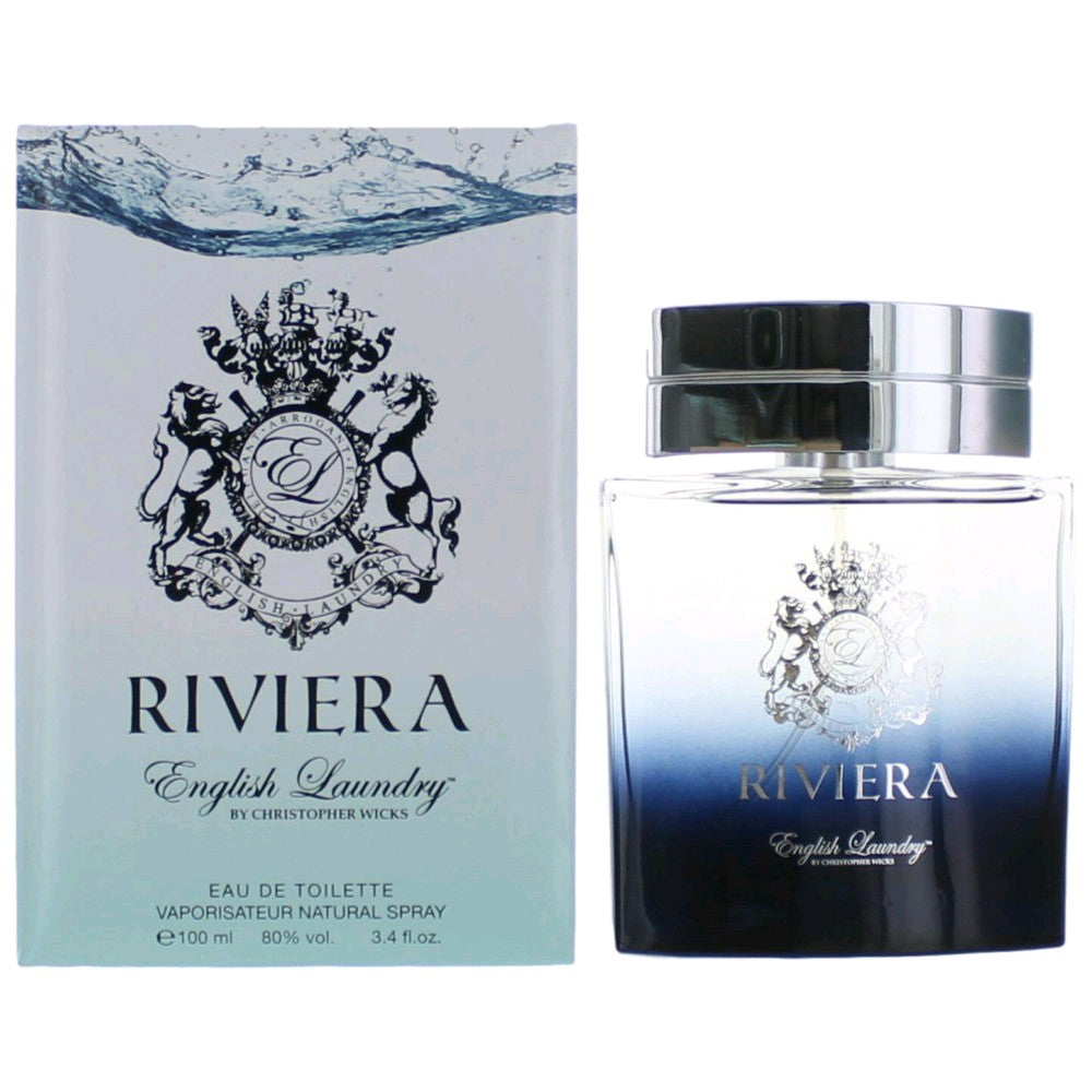 Riviera by English Laundry 3.4 oz Eau de Toilette Spray Cologne for Men
