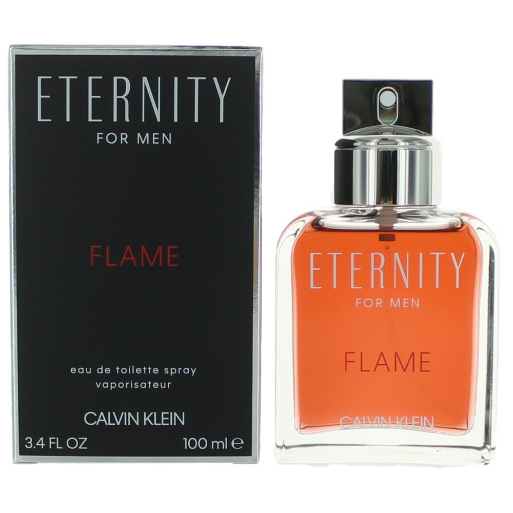 Eternity Flame by Calvin Klein 3.4 oz Eau de Toilette Spray Cologne for Men