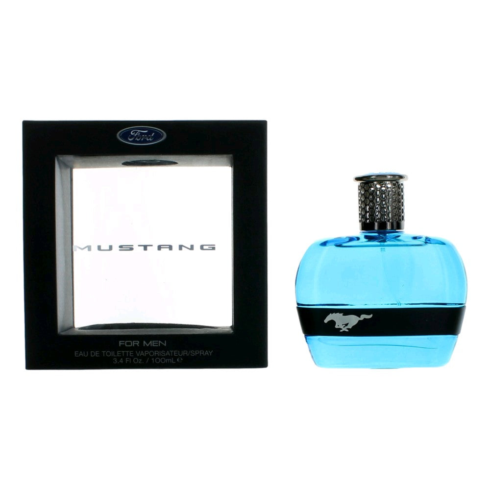 Mustang Blue by Mustang 3.4 oz Eau de Toilette Spray Cologne for Men