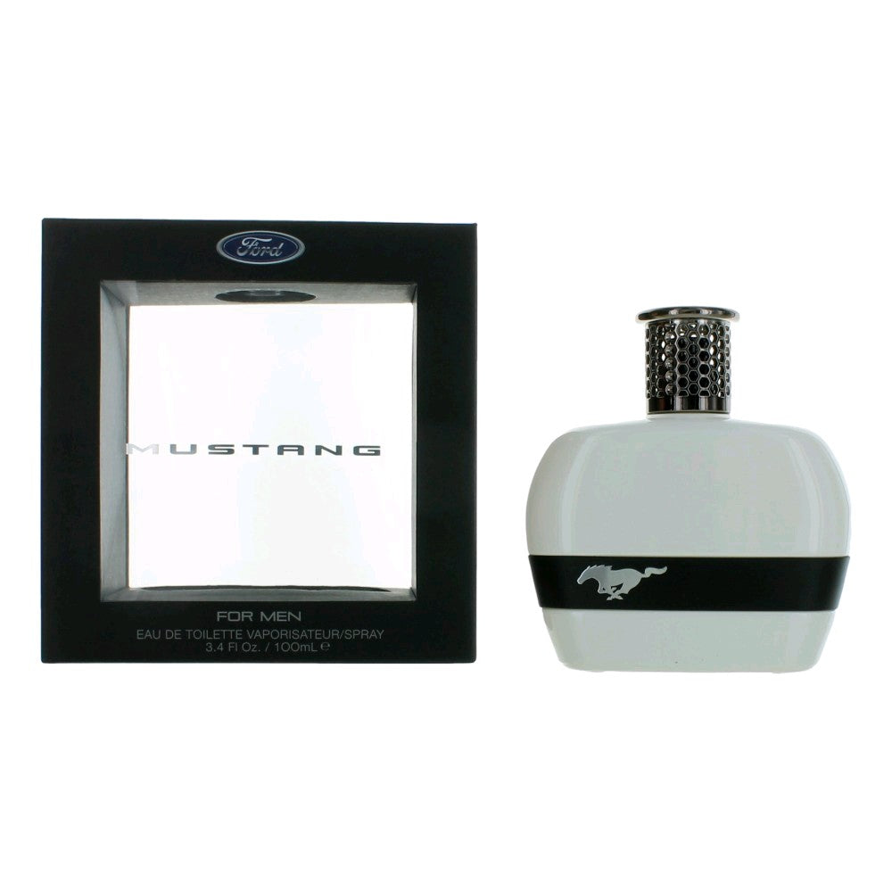 Mustang White by Mustang 3.4 oz Eau de Toilette Spray Cologne for Men