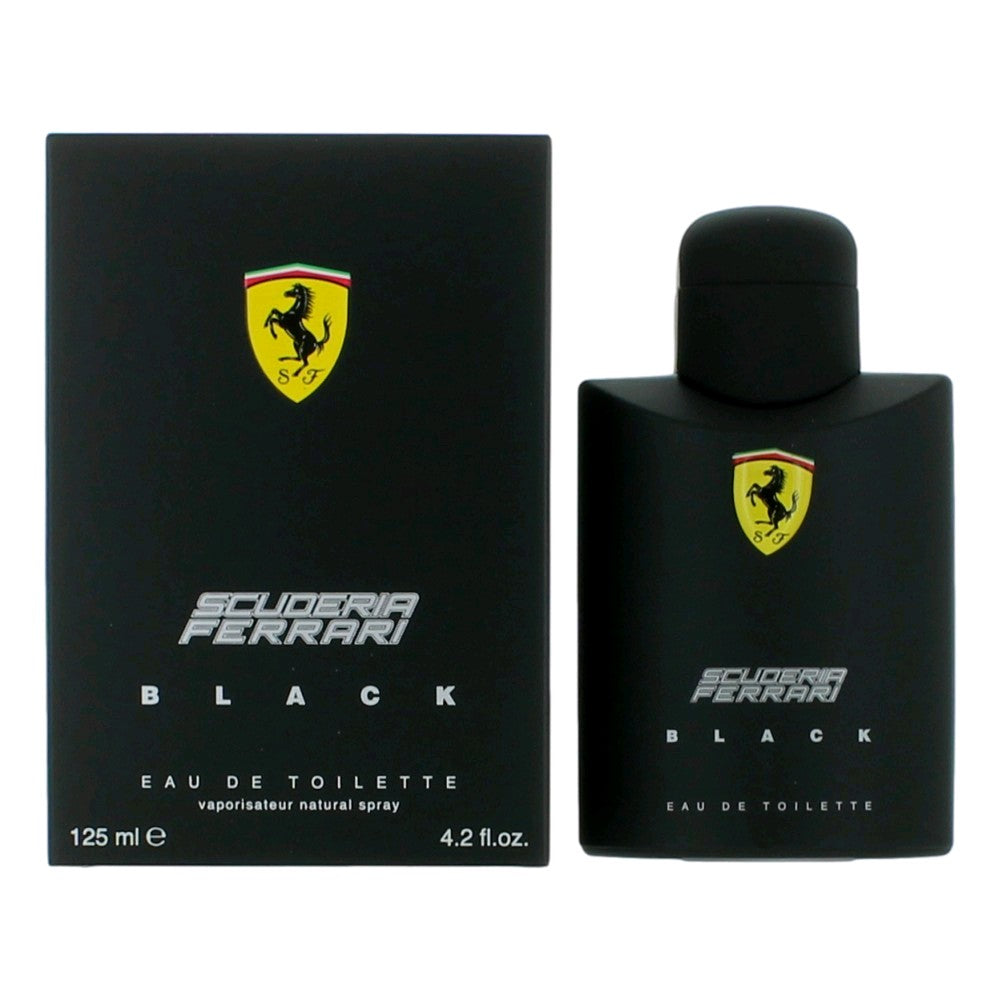 Ferrari Black by Scuderia Ferrari 4.2 oz Eau de Toilette Spray Cologne for Men