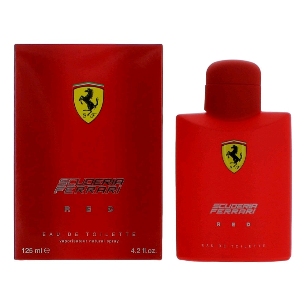 Ferrari Red by Scuderia Ferrari 4.2 oz Eau de Toilette Spray Cologne for Men
