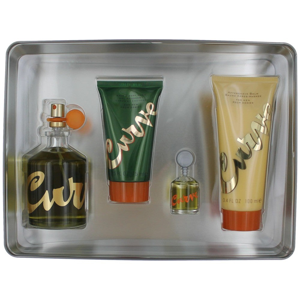 Curve by Liz Claiborne 4 Piece Gift Set for Men