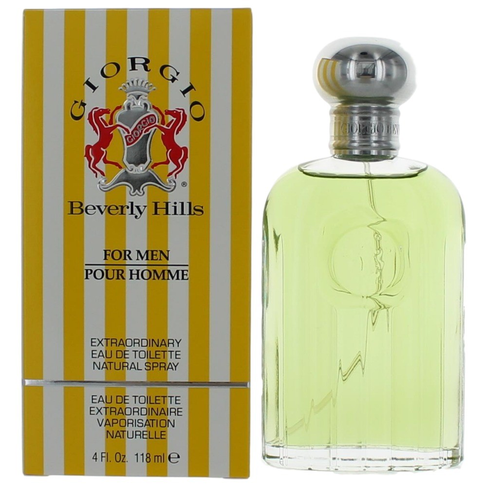 Giorgio by Beverly Hills 4 oz Extraordinary Eau de Toilette Spray Cologne for Men