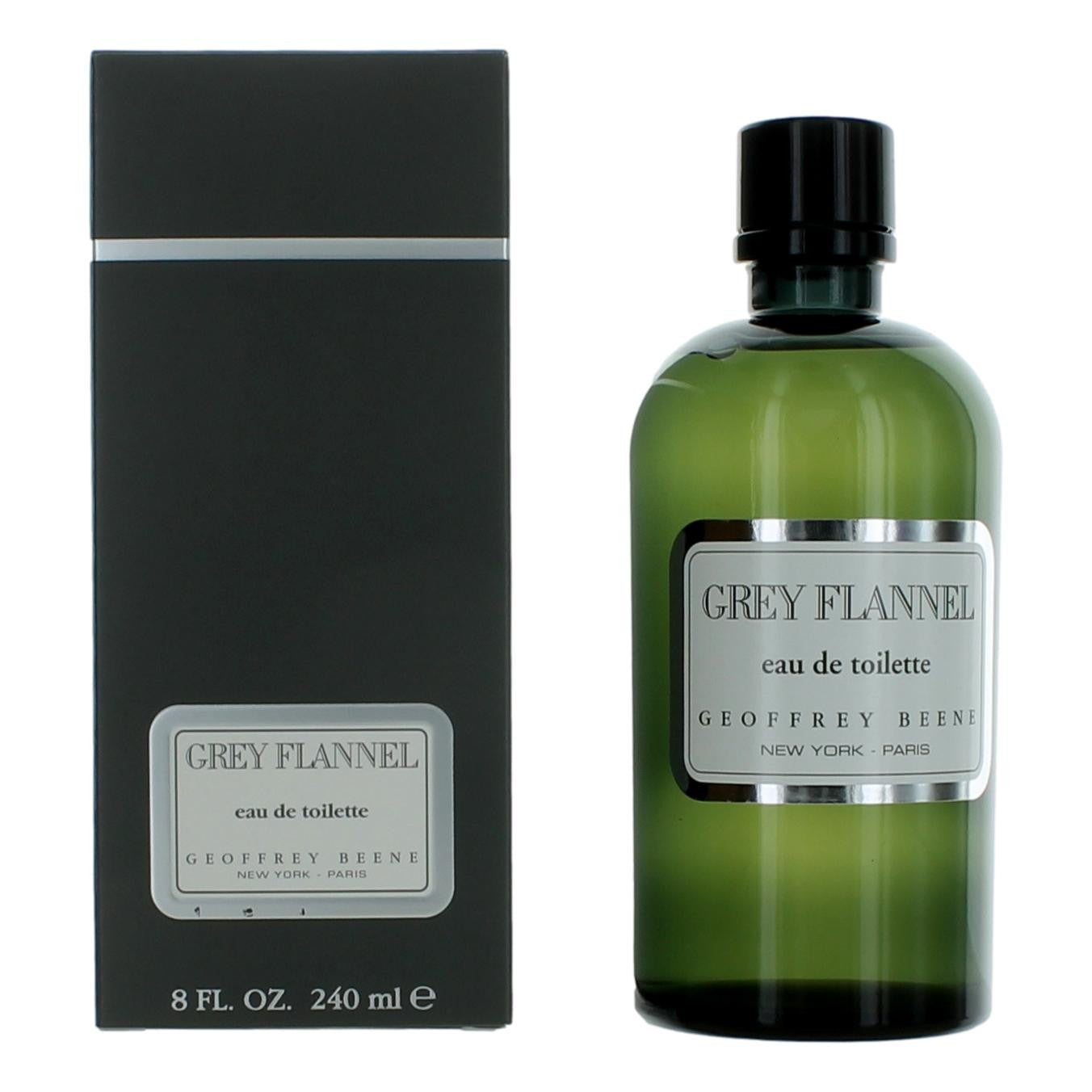 Grey Flannel by Geoffrey Beene 8 oz Eau de Toilette Splash Cologne for Men in a Box