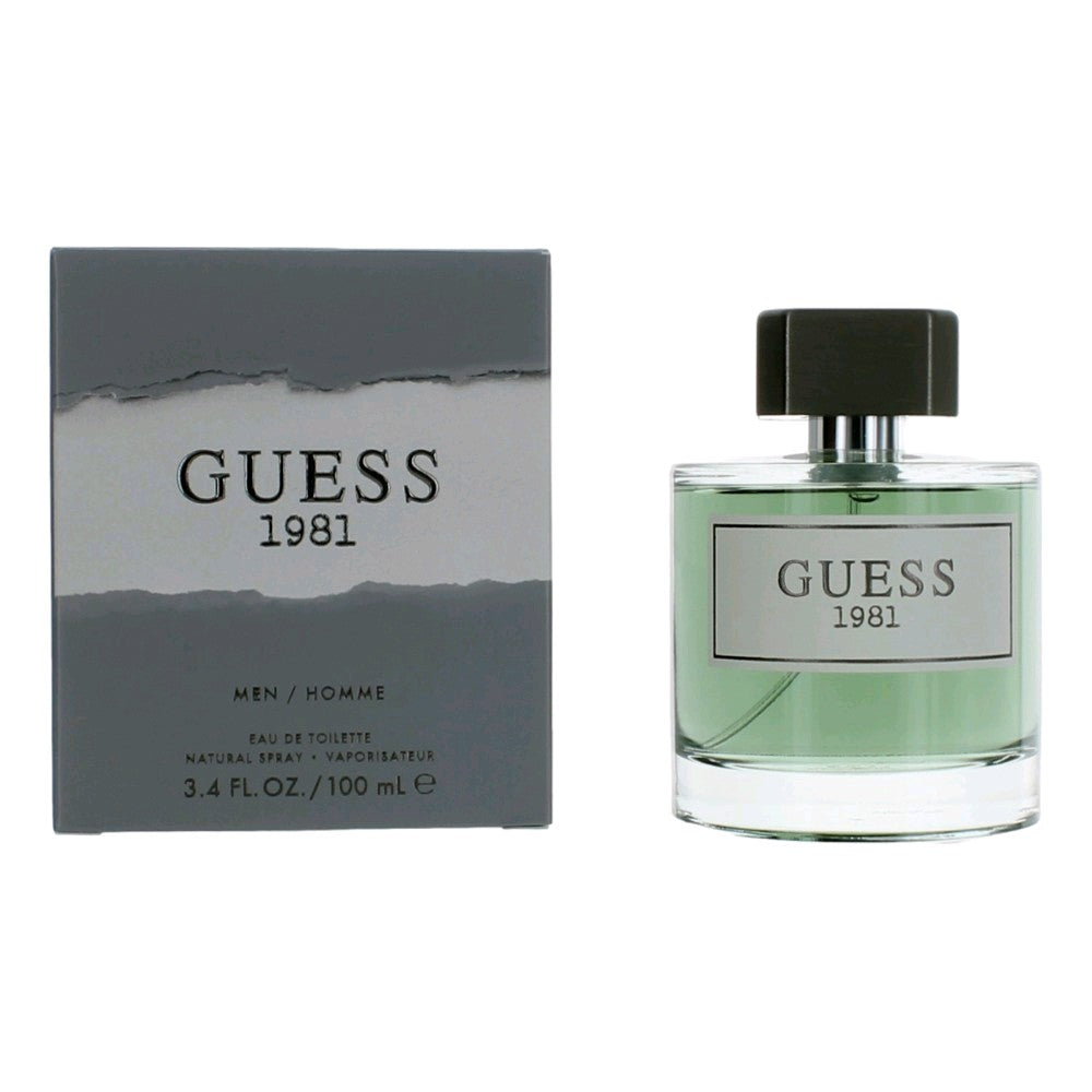 Guess 1981 by Guess 3.4 oz Eau de Toilette Spray Cologne for Men