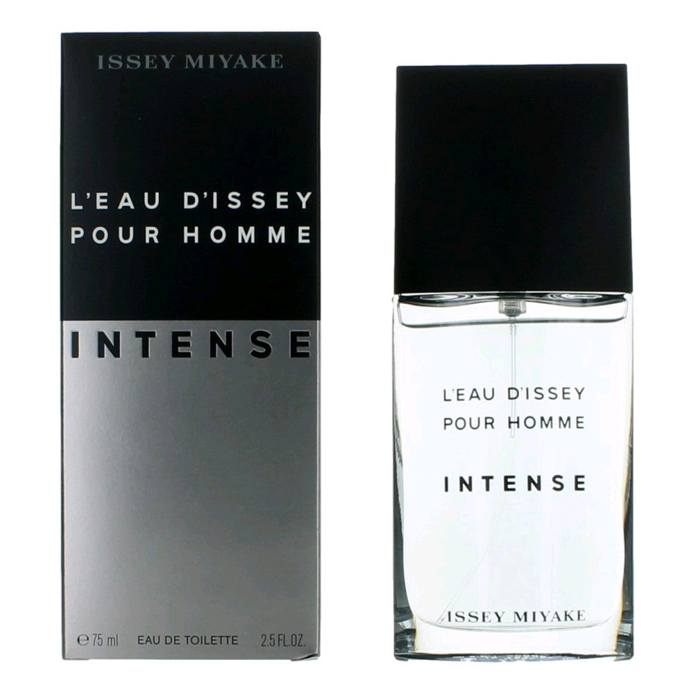 L'eau D'issey Intense by Issey Miyake 2.5 oz Eau de Toilette Spray Cologne for Men