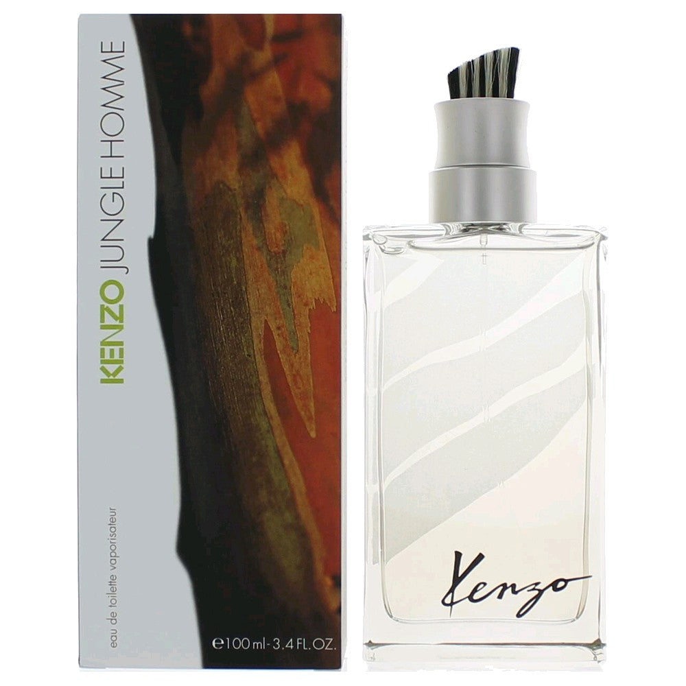 Kenzo Jungle Homme by Kenzo 3.4 oz Eau de Toilette Spray Cologne for Men