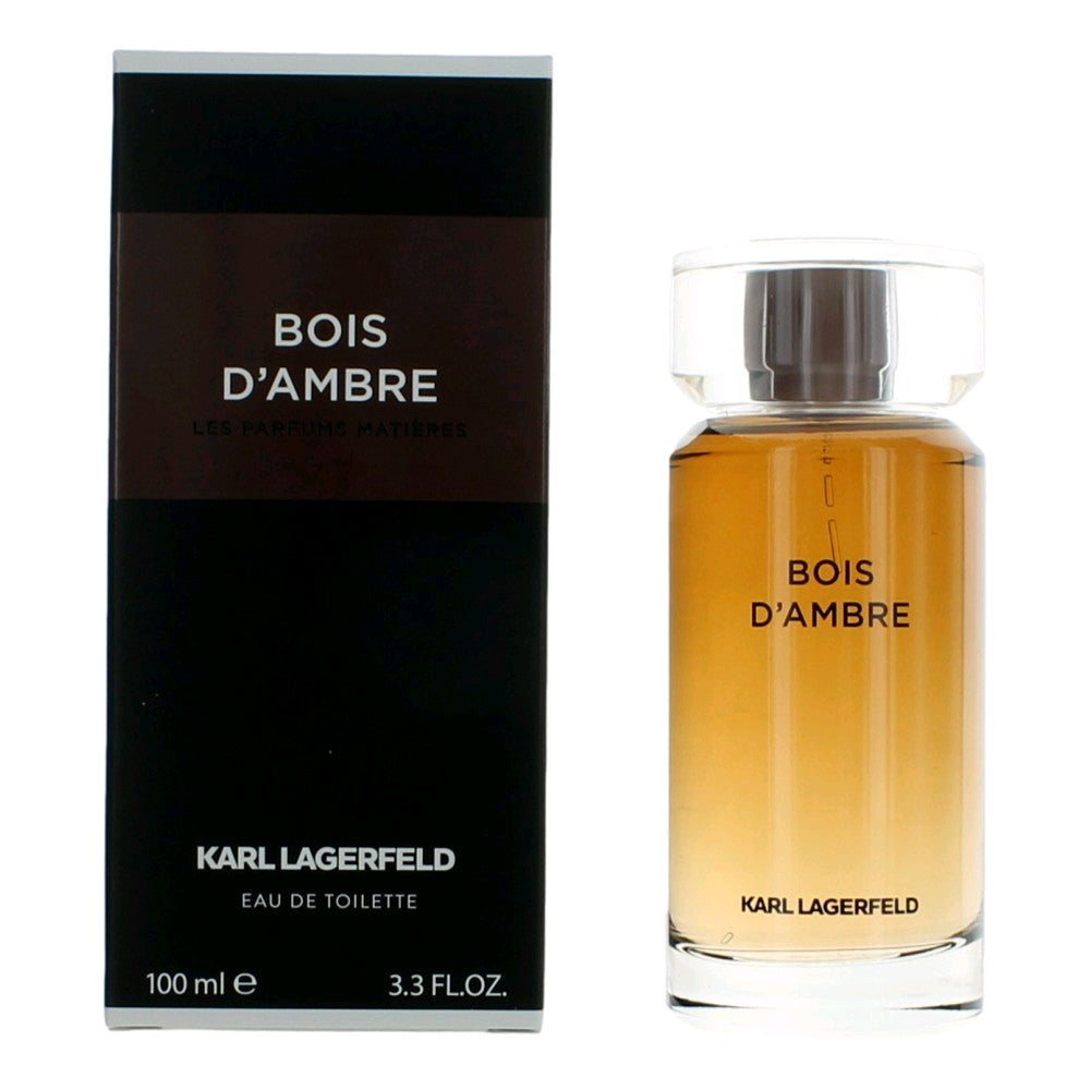 Bois De Ambre by Karl Lagerfeld 3.3 oz Eau de Toilette Spray Cologne for Men