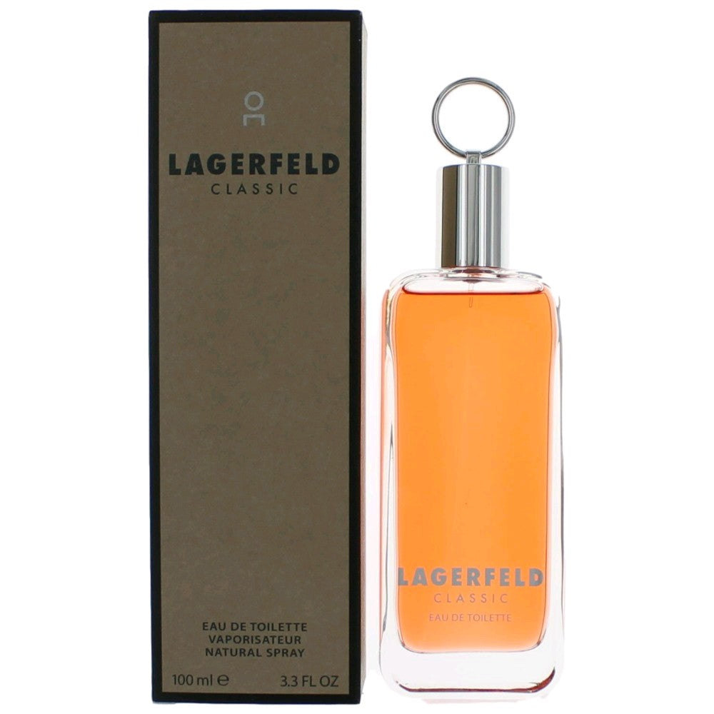 Lagerfeld Classic by Karl Lagerfeld 3.3 oz Eau de Toilette Spray Cologne for Men
