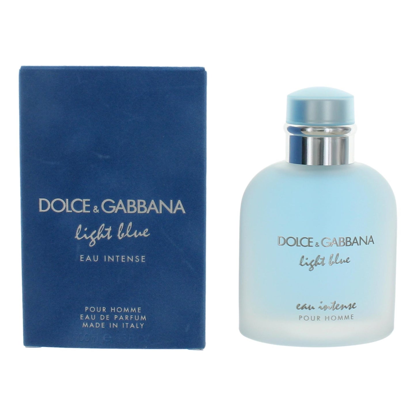 Light Blue Eau Intense by Dolce & Gabbana 3.3 oz Eau de Parfum Spray Cologne for Men