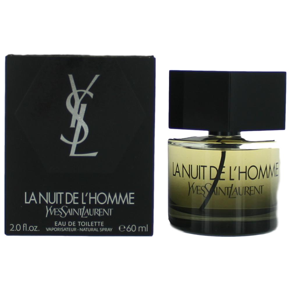 La Nuit De L'Homme by Yves Saint Laurent 2 oz Eau de Toilette Spray Cologne for Men