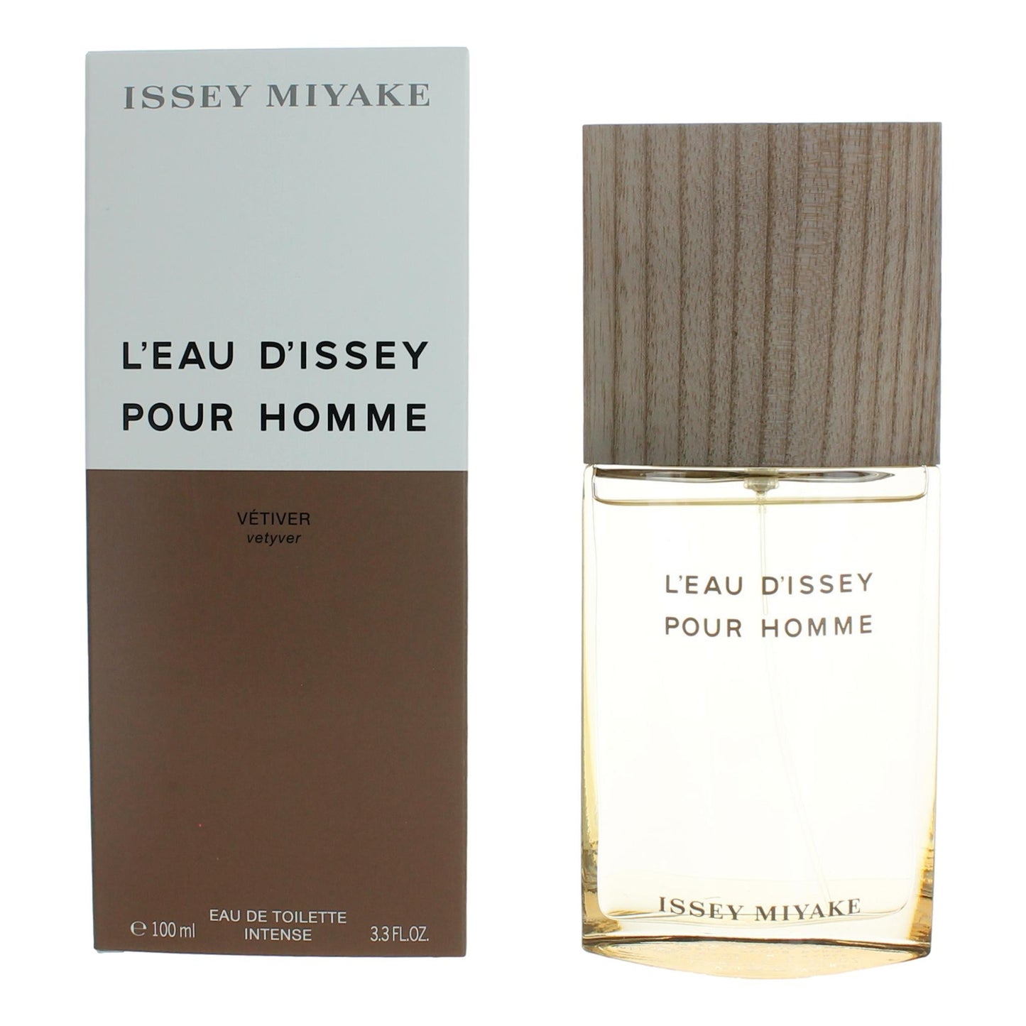 L'Eau D'Issey Pour Homme Vetiver by Issey Miyake 3.3 oz Eau de Toilette Intense Spray Cologne for Men