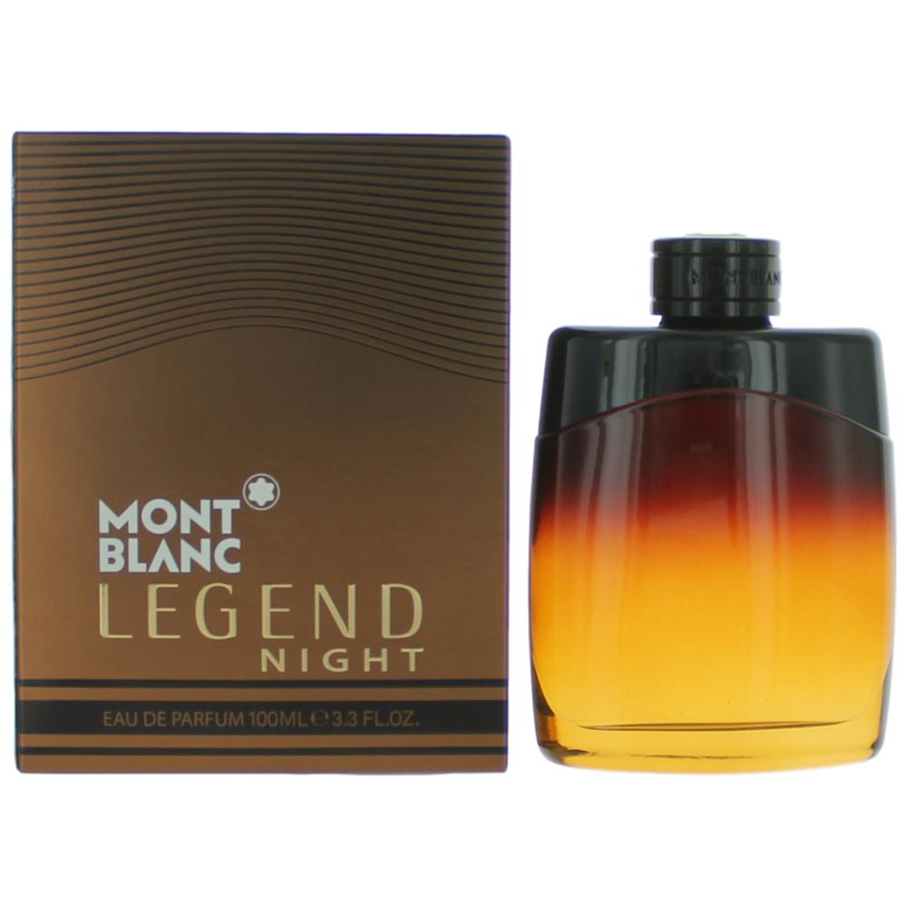 Mont Blanc Legend Night by Mont Blanc 3.3 oz Eau de Parfum Spray Cologne for Men