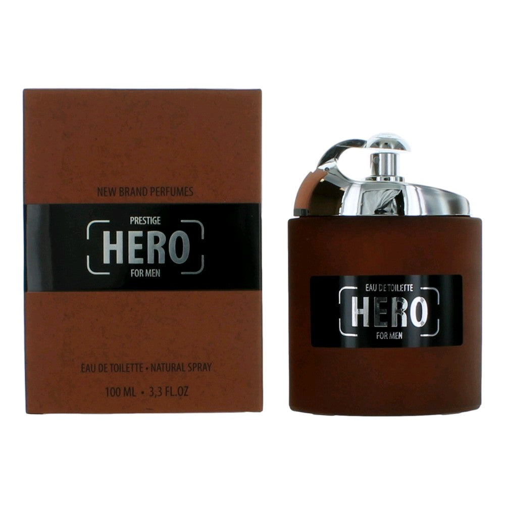 Prestige Hero by New Brand 3.3 oz Eau de Toilette Spray Cologne for Men