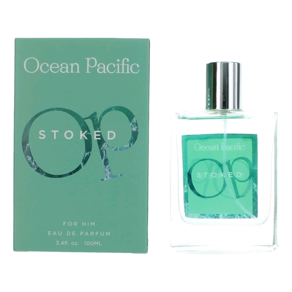 OP Stoked by Ocean Pacific 3.4 oz Eau de Toilette Spray Cologne for Men