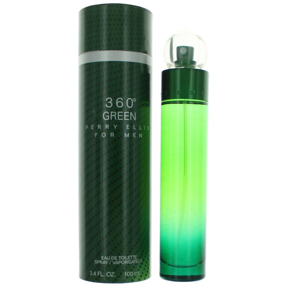 Perry Ellis 360 Green by Perry Ellis 3.4 oz Eau de Toilette Spray Cologne for Men