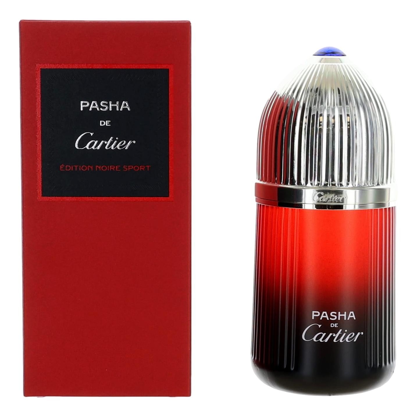 Pasha Noire Sport by Cartier 3.4 oz Eau de Toilette Spray Cologne for Men