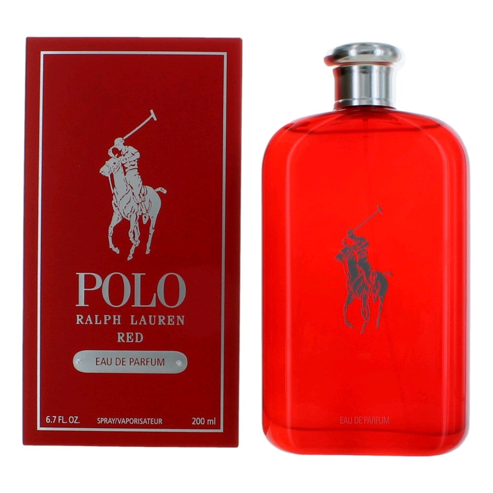 Polo Red by Ralph Lauren 6.7 oz Eau de Parfum Spray Cologne for Men