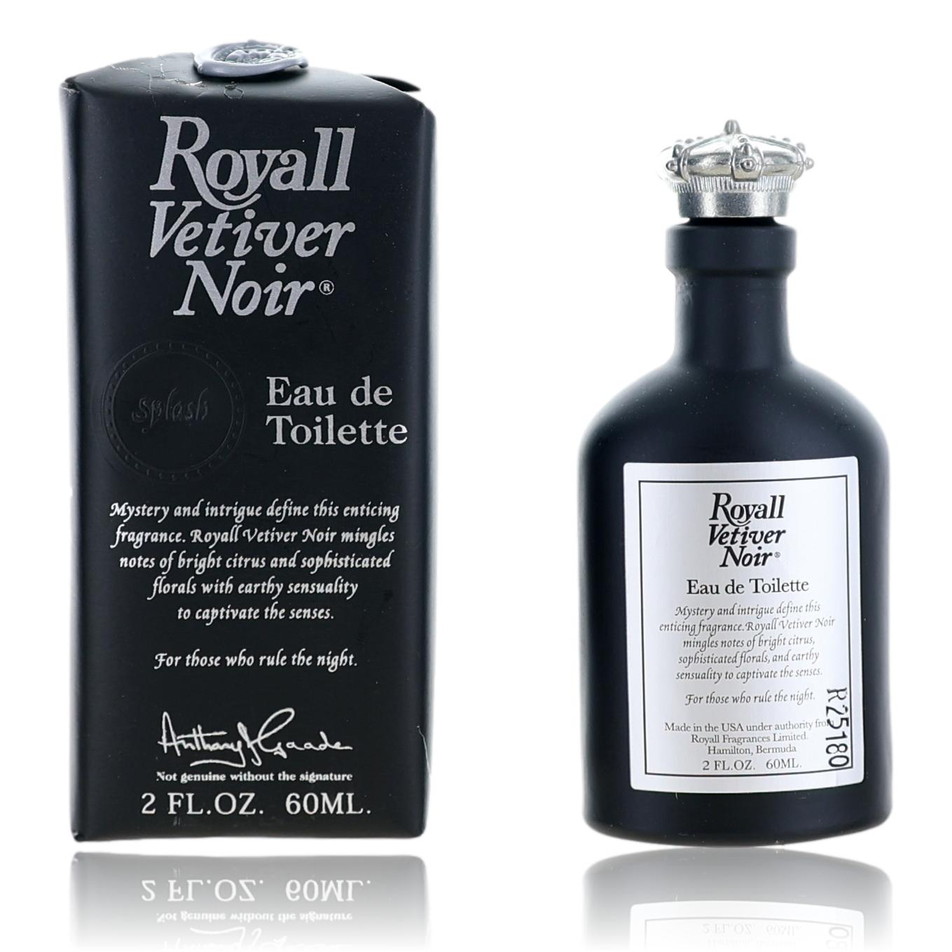Royall Vetiver Noir by Royall Fragrance 2 oz Eau de Toilette Splash Cologne for Men