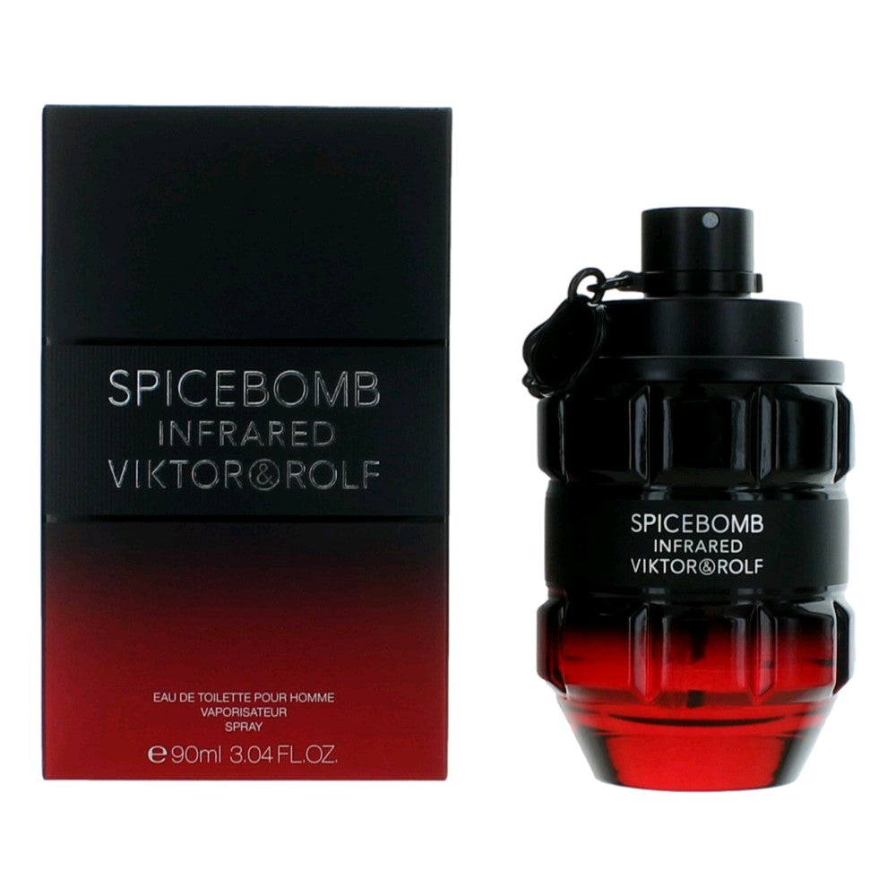 Spicebomb Infrared by Viktor & Rolf 3.04 oz Eau de Toilette Spray Cologne for Men