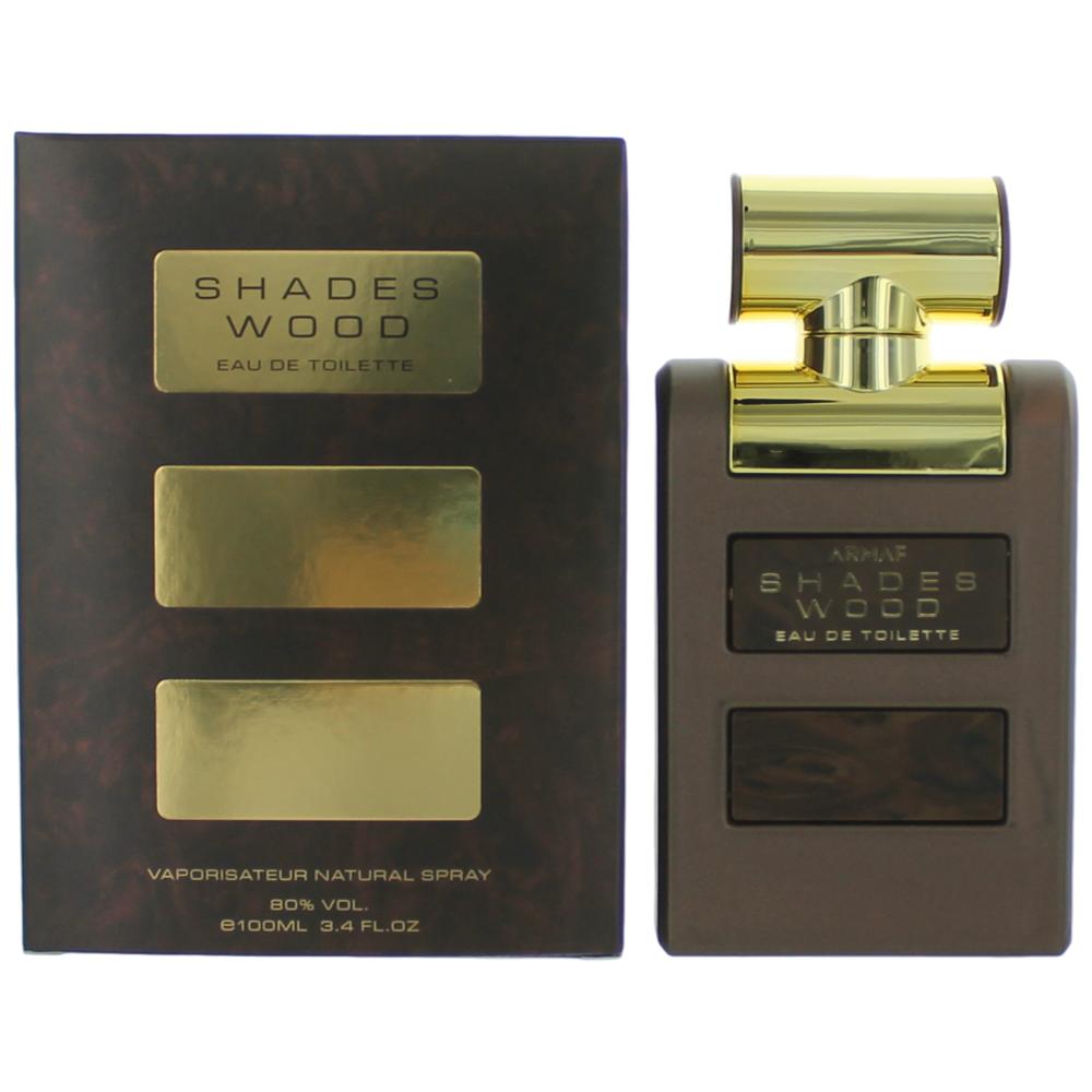 Shades Wood by Armaf 3.4 oz Eau de Toilette Spray Cologne for Men