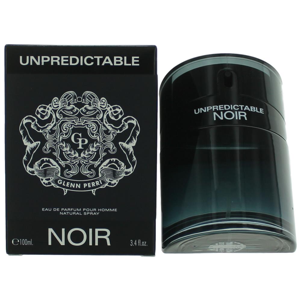 Unpredictable Noir Pour Homme by Glenn Perri 3.4 oz Eau de Parfum Spray Cologne for Men