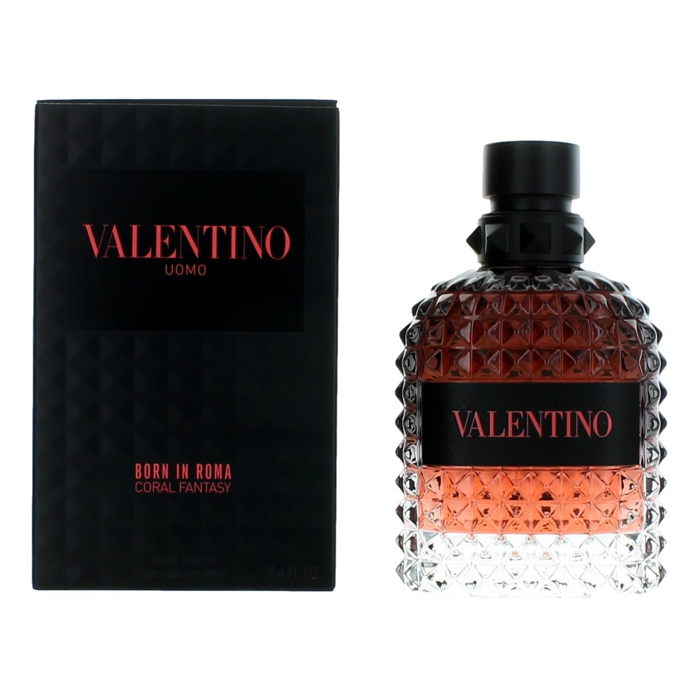 Valentino Uomo Born In Roma Coral Fantasy 3.4 oz Eau De Toilete Spray Cologne for Men