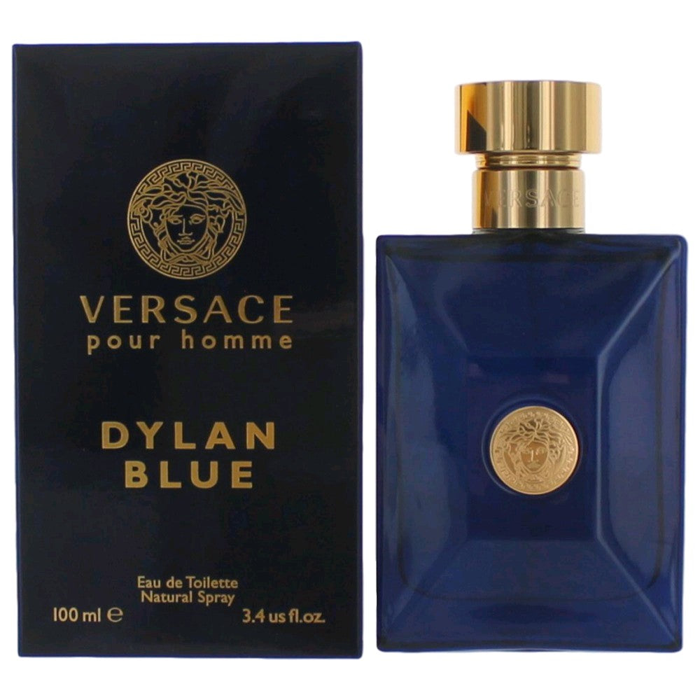 Versace Pour Homme Dylan Blue by Versace 3.4 oz Eau de Toilette Spray Cologne for Men