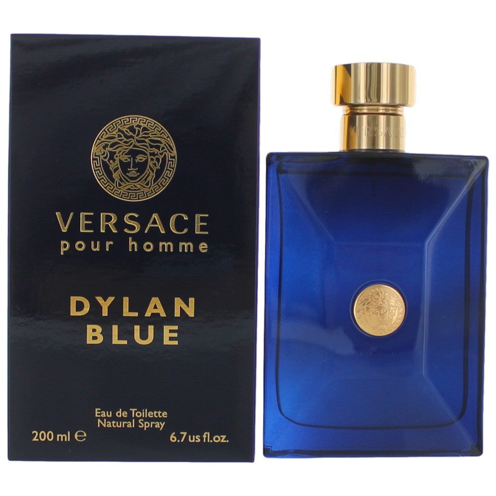 Versace Pour Homme Dylan Blue by Versace 6.7 oz Eau de Toilette Spray Cologne for Men