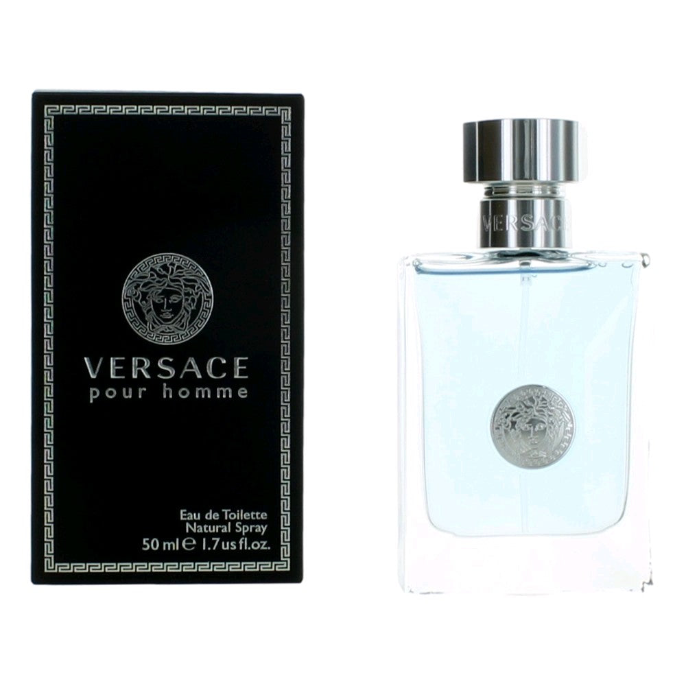 Versace Pour Homme by Versace 1.7 oz Eau de Toilette Spray Cologne for Men