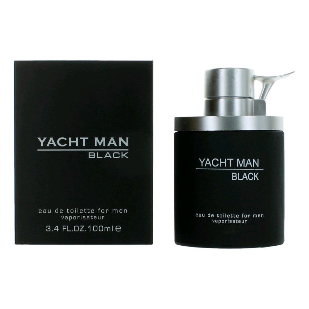 Yacht Man Black by Myrurgia 3.4 oz Eau de Toilette Spray Cologne for Men