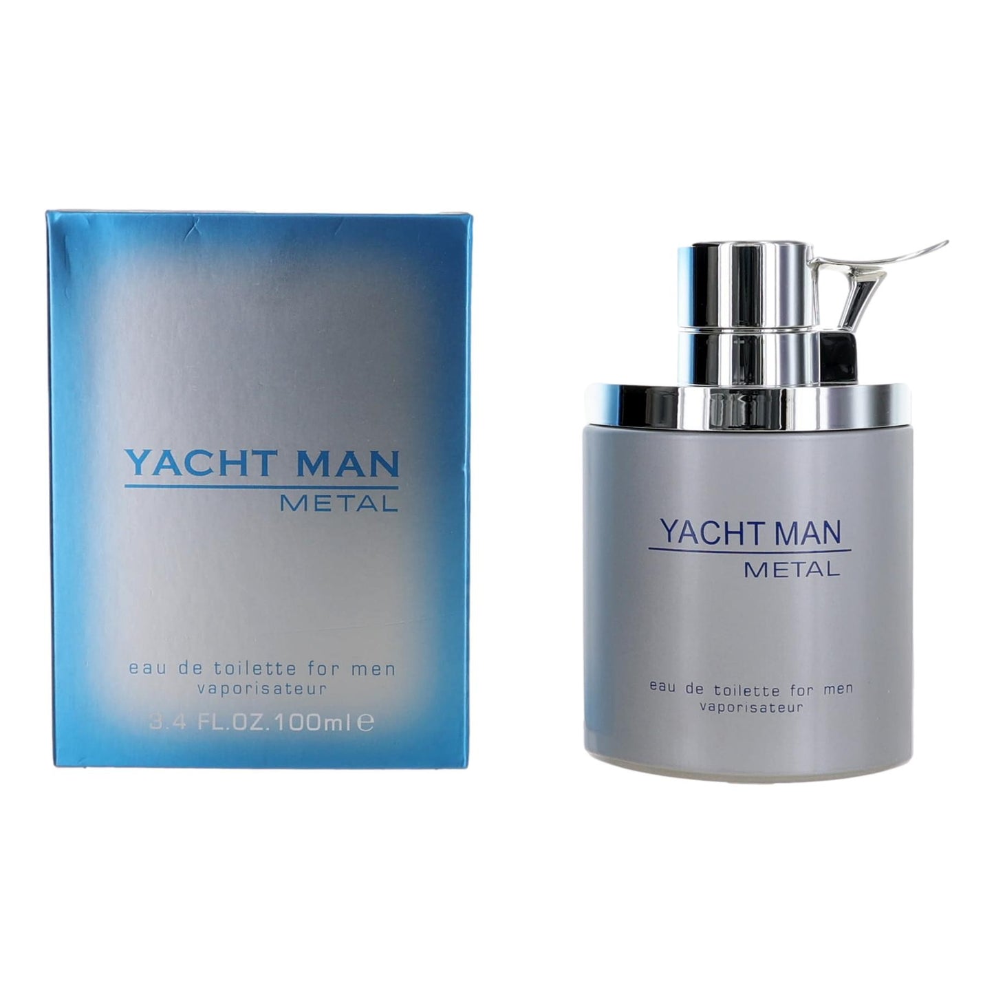 Yacht Man Metal by Myrurgia 3.4 oz Eau de Toilette Spray Cologne for Men