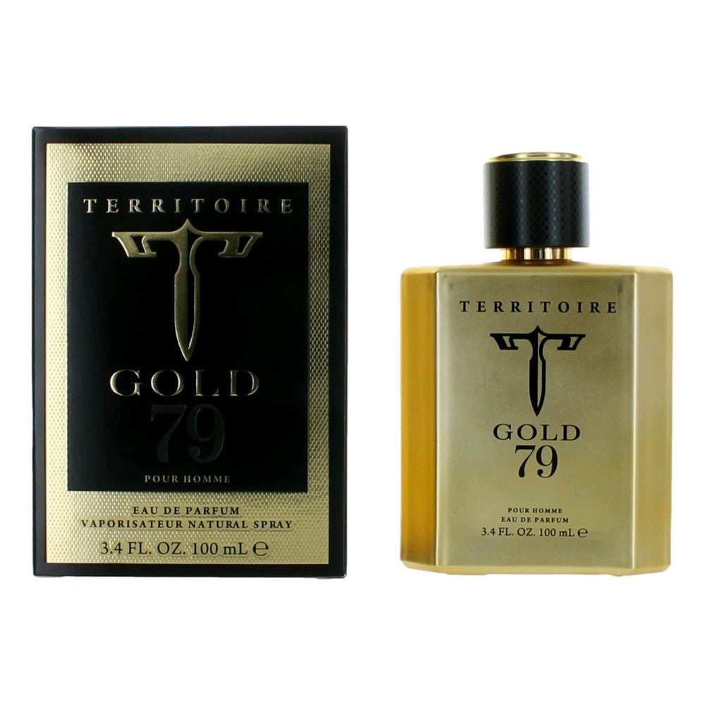 Territoire Gold 79 by YZY 3.4 oz Eau de Parfum Spray Cologne for Men