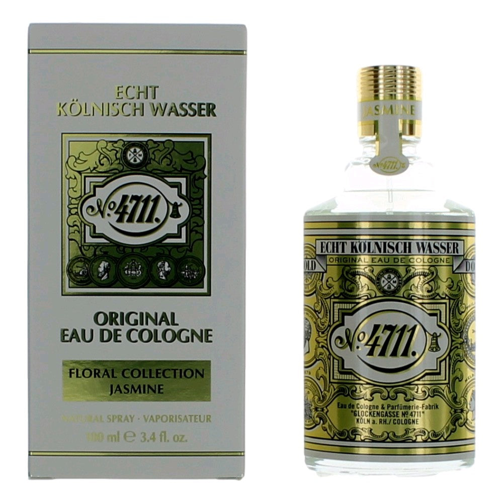 4711 Floral Collection Jasmin by 4711 3.4 oz Eau De Cologne Spray Perfume for Unisex