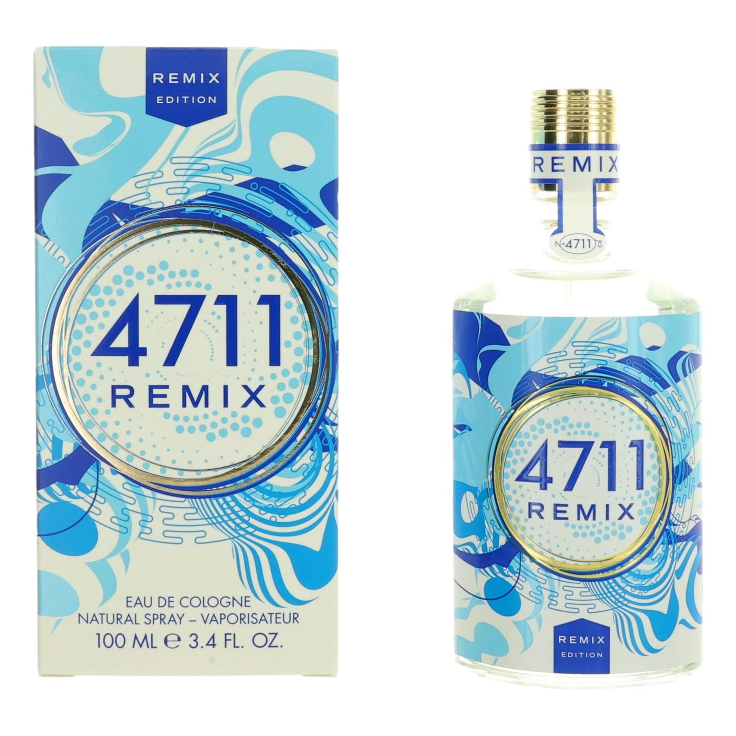 4711 Remix Sparkling Island by Muelhens 3.4 oz Eau de Cologne Spray Perfume for Unisex