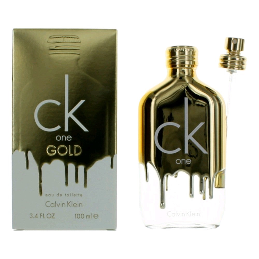 CK One Gold by Calvin Klein 3.4 oz Eau de Toilette Spray Perfume for Unisex