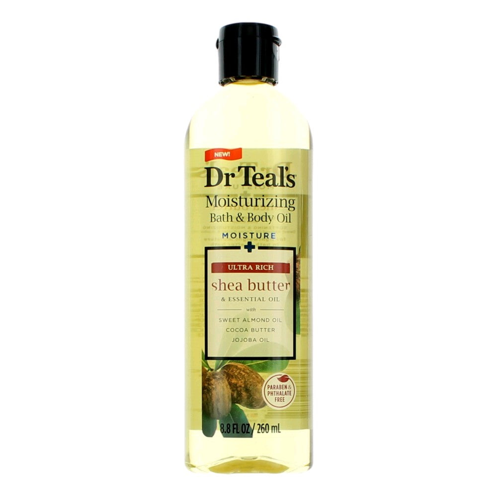 Shea Butter & Essential Oil by Dr. Teal's 8.8 oz Moisturizing Bath & Body Oil
