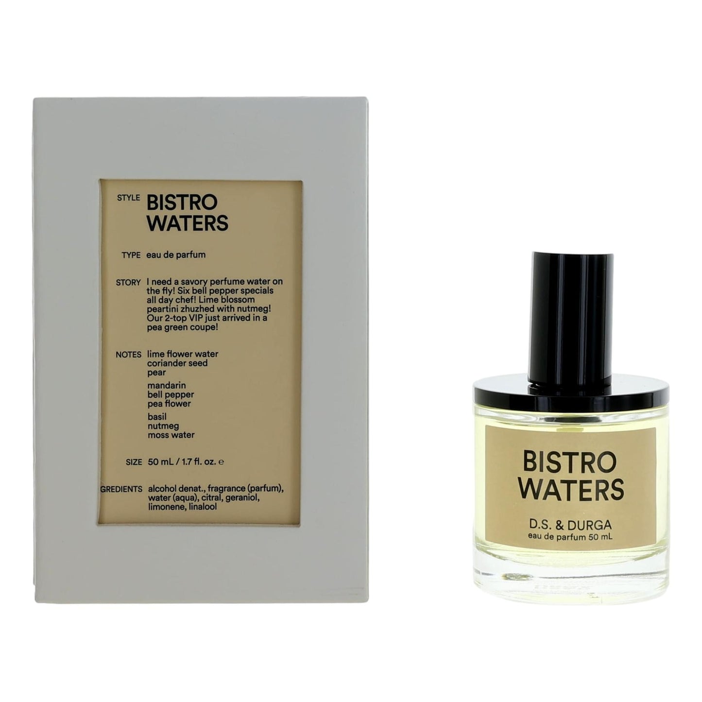 Bistro Waters by D.S. & Durga 1.7 oz Eau de Parfum Spray Perfume for Unisex